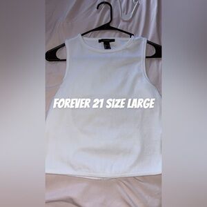 Forever 21 White Tank Top